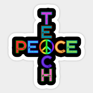 Teacher Shirt Peace Sign Shirt for Teacher Sticker